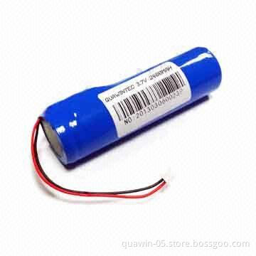 Lithium Battery 18650 with 3.7V Voltage